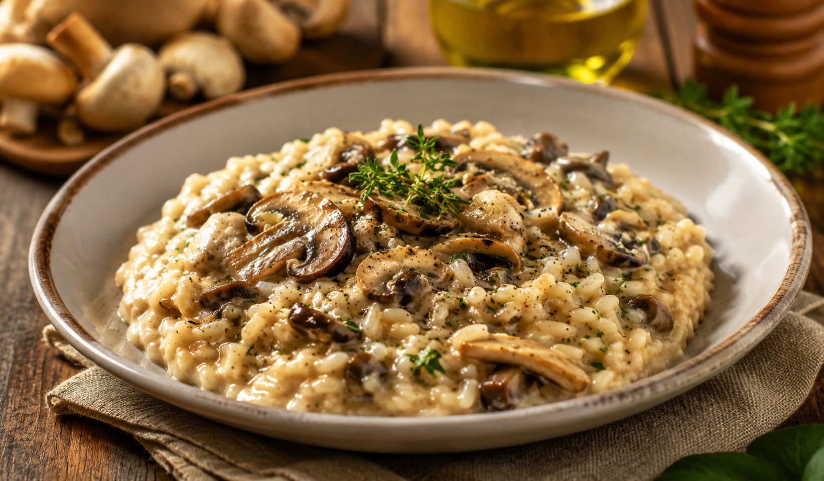 Risoto de Cogumelos