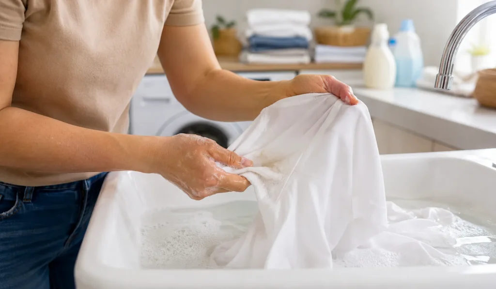 Como lavar corretamente camisetas com cheiro de suor